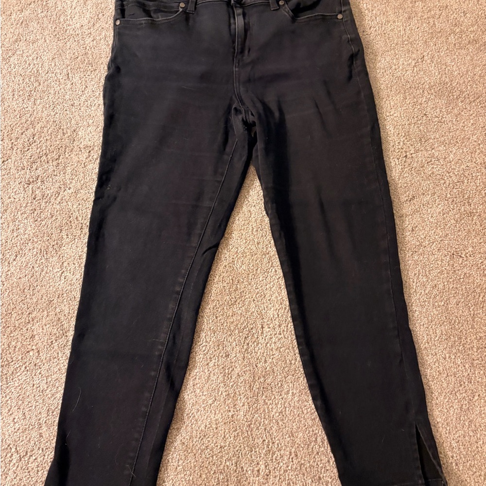 1822 Denim Women's Black Straight Leg Jeans